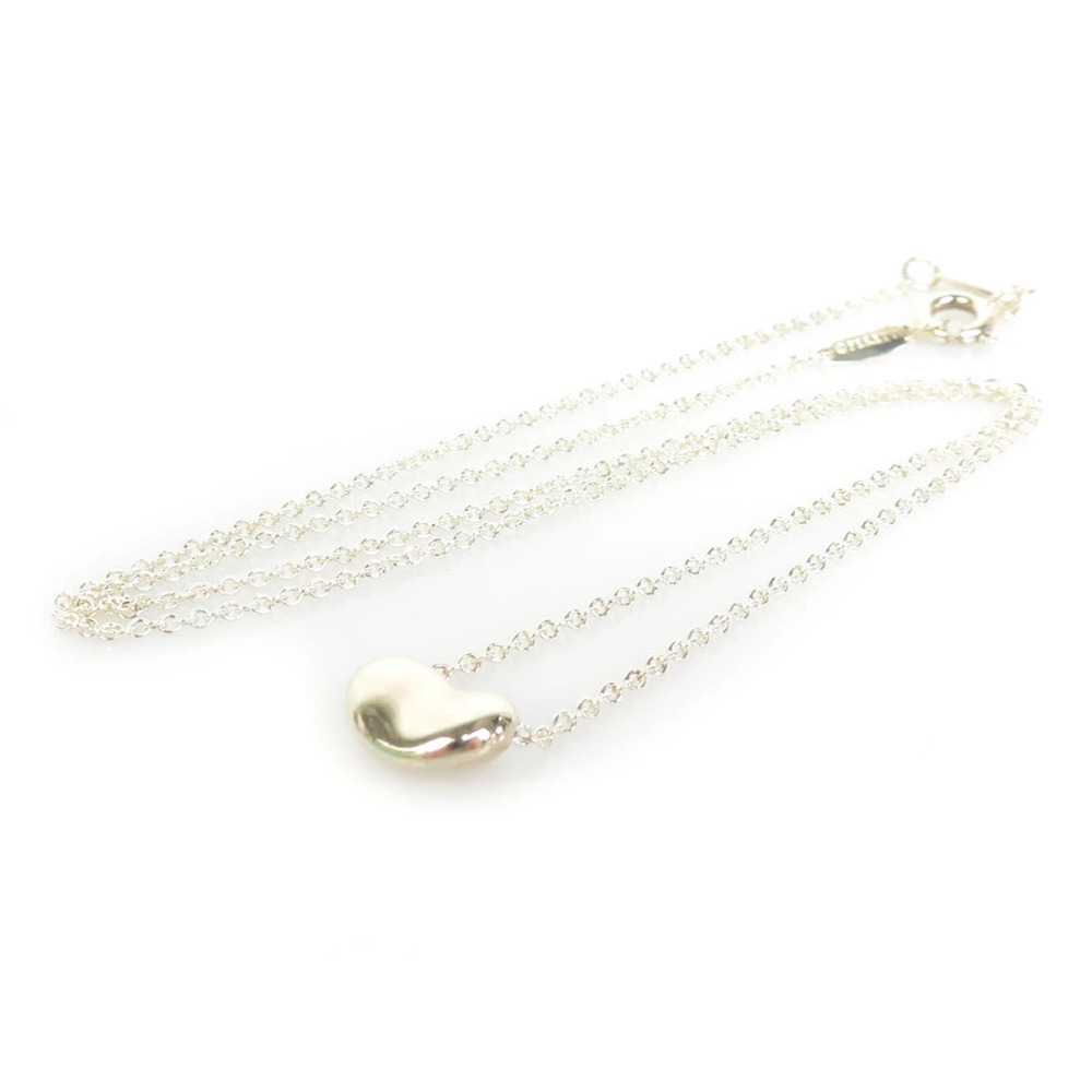 Tiffany Co Bean Necklace Sterling Silver